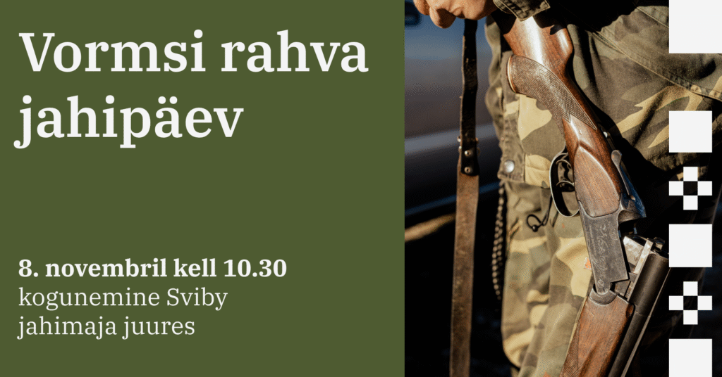 Vormsi rahva jahipäeva kutse 8. november 2025
